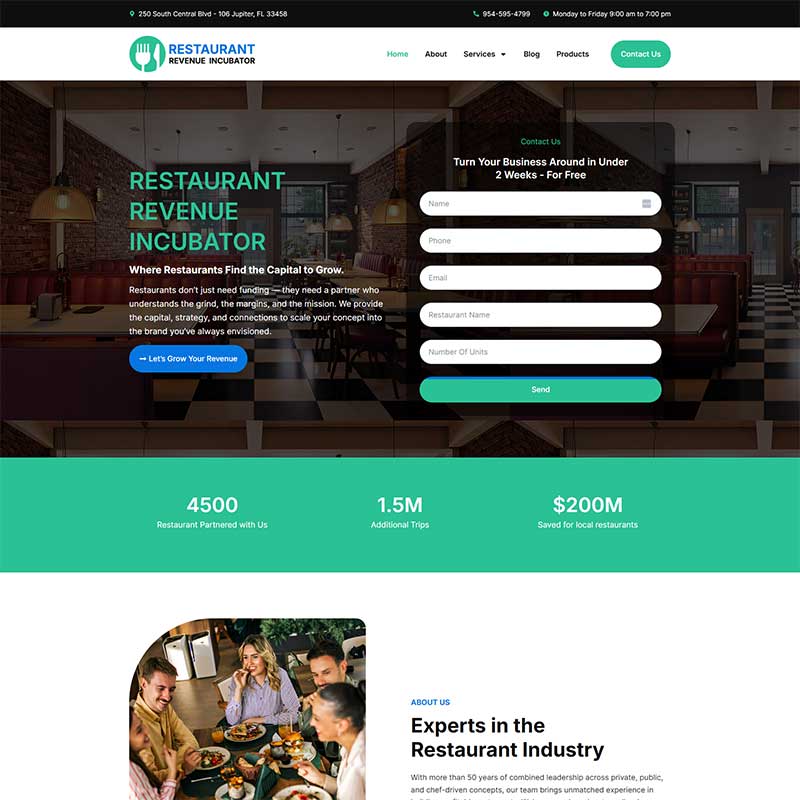 Restaurant Revenue Incubator